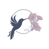Humming Bird and Flower by Janai Meyer - Site Logo